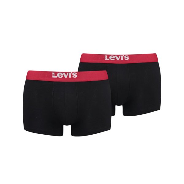 Pánske boxerky LEVI´S LEVIS MEN SOLID BASIC TRUNK ORGANIC CO 2P