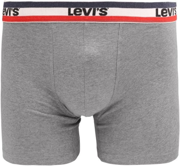 Pánske boxerky LEVI´S LEVIS MEN SPRTSWR LOGO BOXER BRIEF ORGANIC CO 2P