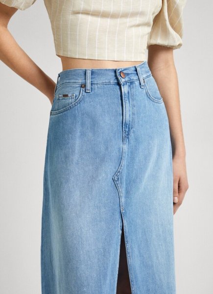 Dámska sukňa PEPE JEANS MAXI SKIRT HW SKY REG