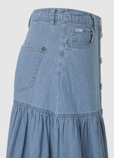 Dámska sukňa PEPE JEANS MAXI SKIRT HW DNM REG