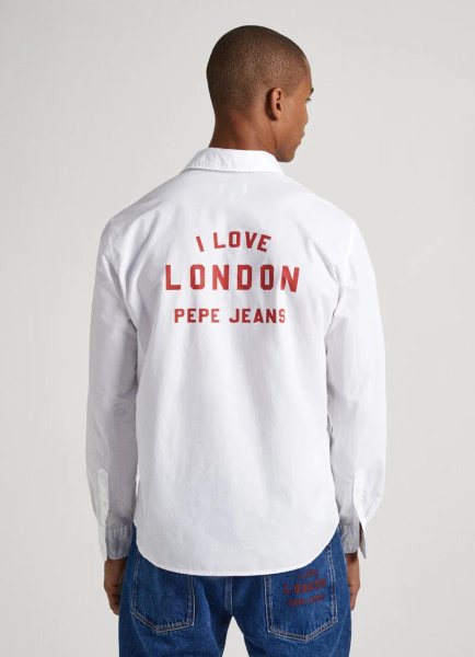 Pánska košeľa PEPE JEANS I LOVE LONDON SHIRT