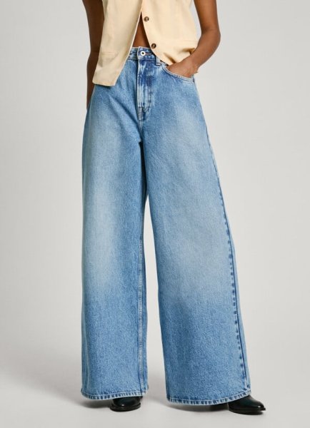 Dámske nohavice PEPE JEANS WIDE LEG JEANS UHW