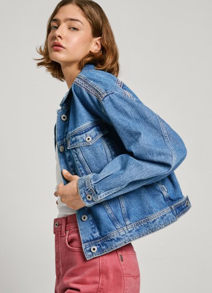 Dámska bunda PEPE JEANS RELAXED JACKET CRAFT