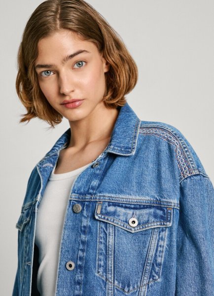 Dámska bunda PEPE JEANS RELAXED JACKET CRAFT