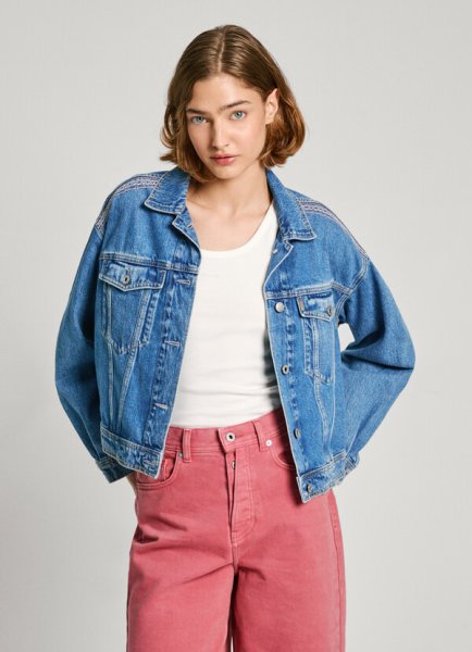 Dámska bunda PEPE JEANS RELAXED JACKET CRAFT