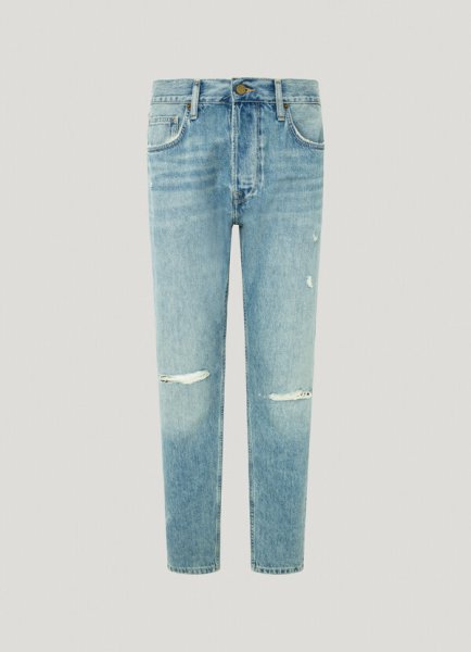 Pánske nohavice PEPE JEANS TAPERED JEANS TINTED DESTROY