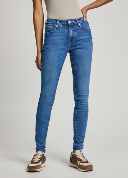 Dámske nohavice PEPE JEANS SKINNY JEANS MW