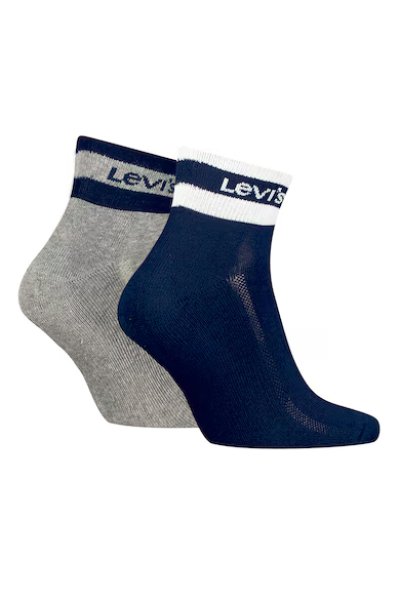 Unisex ponožky LEVI´S LEVIS MID CUT SPORT STRIPE 2P