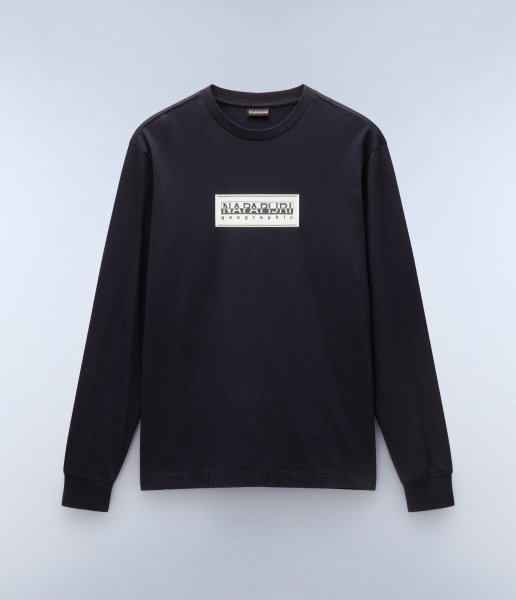 Pánske tričko NAPAPIJRI S-BOX LOGO LS