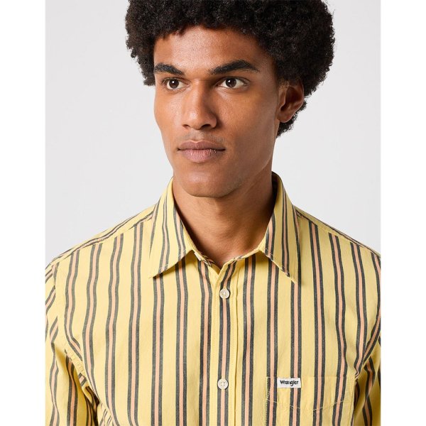 Pánska košeľa WRANGLER SS 1 PKT SHIRT