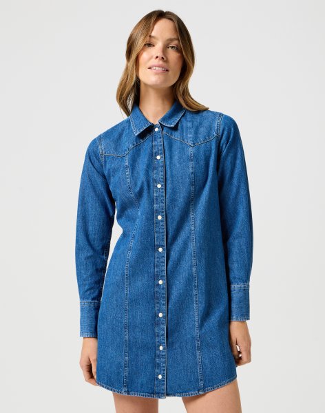 Dámske šaty WRANGLER REG DENIM DRESS