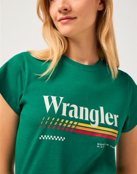 Dámske tričko WRANGLER SHRUNKEN BAND TEE