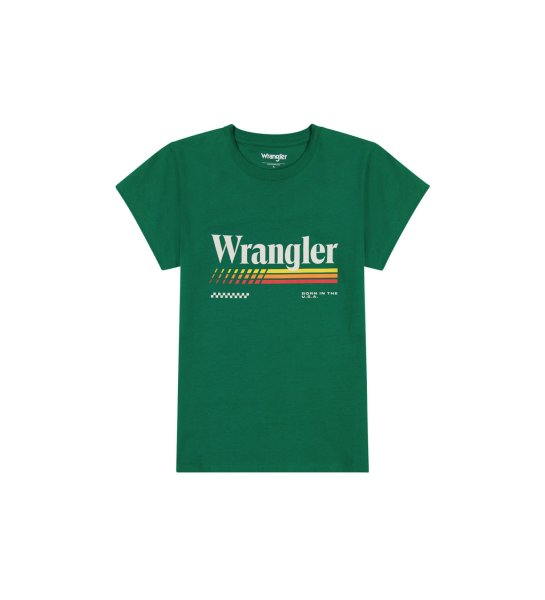 Dámske tričko WRANGLER SHRUNKEN BAND TEE