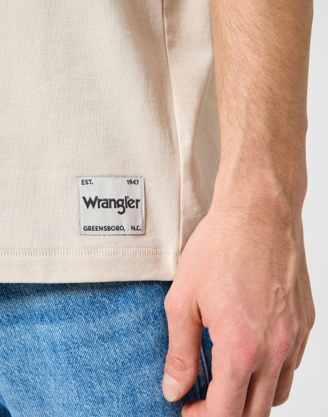 Pánske tričko WRANGLER SS SOLID TEE