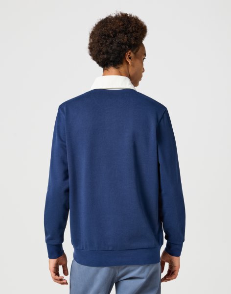 Pánska polokošeľa WRANGLER POLO SWEATSHIRT