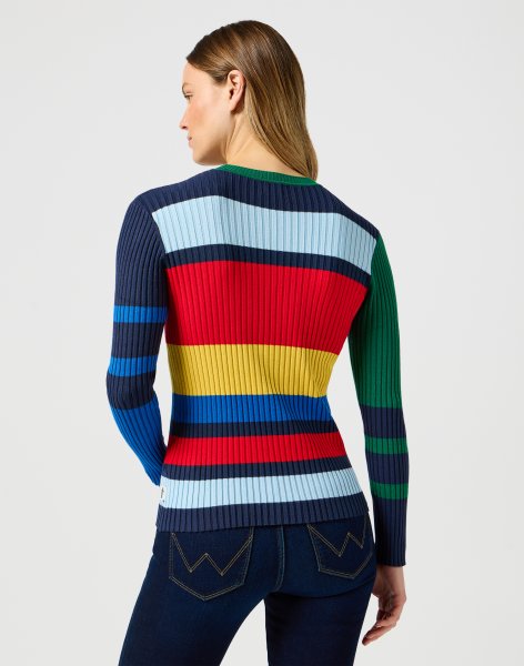 Dámsky sveter WRANGLER SLIM RIB SWEATER