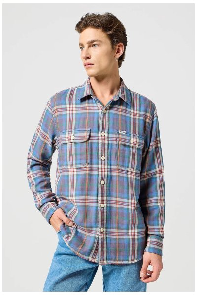 Pánska košeľa WRANGLER 2 PKT SHIRT