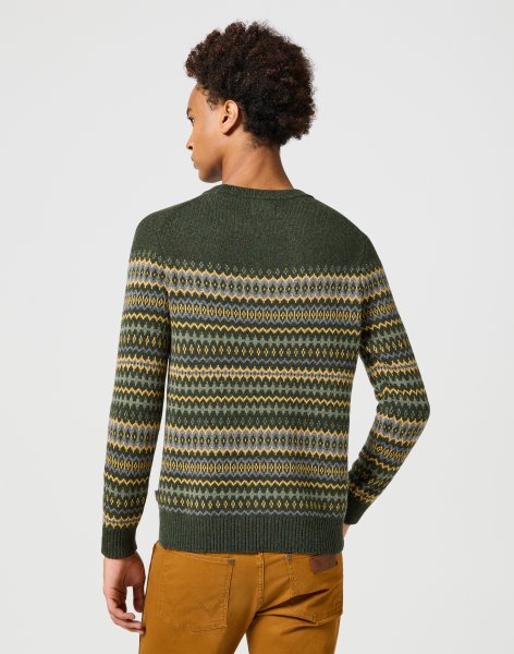 Pánsky sveter WRANGLER FAIRISLE SWEATER