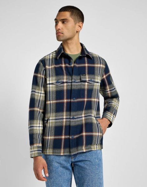 Pánska košeľa LEE FLAP POCKET OVERSHIRT