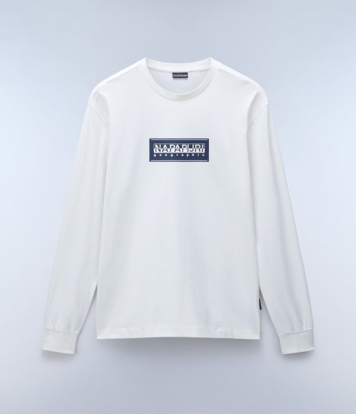 Pánské tričko NAPAPIJRI S-BOX LOGO LS