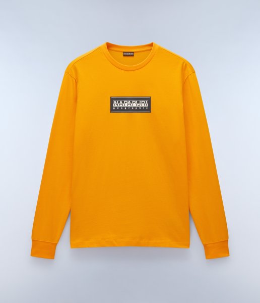 Pánske tričko NAPAPIJRI S-BOX LOGO LS